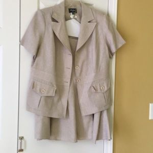 Suit Sweet suit woman short sleeve skirt